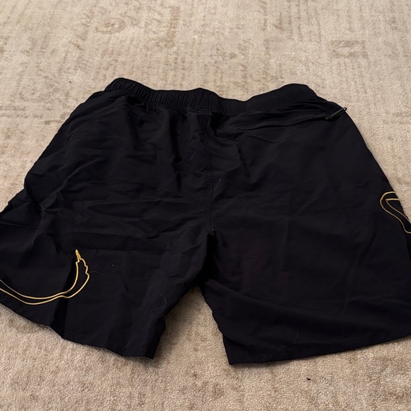 Supreme Black Shorts with Gold Detailing - Picture 4 of 4
